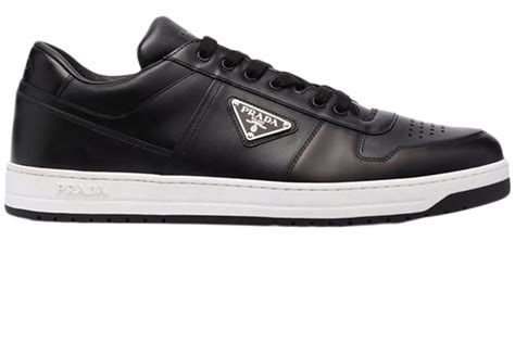 prada leather low top sneakers|prada downtown sneakers.